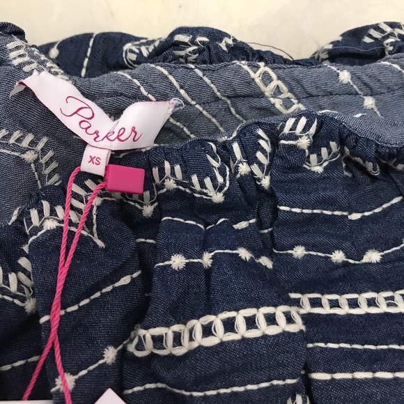 Parker Katrina Embroidered Sheath Casual Dress - Picture 4 of 4